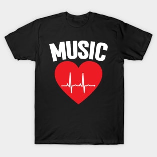 I Heart Music v2 T-Shirt